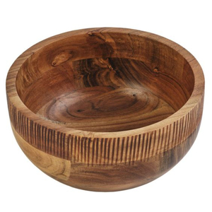 Handcrafted Premium Wood Salad Bowl Large Eco-Friendly Serving Bowl for Fruit and <b>Pasta</b> Kitchenware for Dining and Catering - Product Image 4