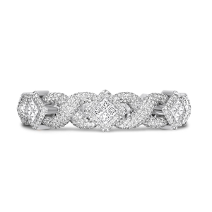 Bracelet gourmette de luxe en diamant de laboratoire VVS, taille brillant rond, chaîne hip-hop haut de gamme, bijoux fins, collection exclusive - Product Image 1