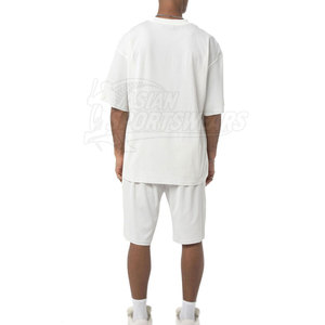 Set di T-Shirt e Pantaloncini da Uomo in Morbido Cotone Misto per Uso Quotidiano Casual - Product Image 3