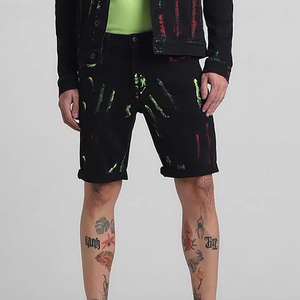 Nouvel Arrivage Ensemble en Jean d'Été pour Homme 100% Coton Respirant Streetwear Col Rond Manches Courtes Deux Pièces Uni Personnalisable Haute Qualité - Product Image 3