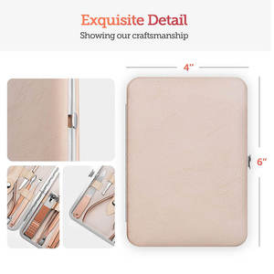 Wholesale Professional And Personal Use Manicure Kit Custom Color Manicure Pedicure Set for Men and Women - Product Image 4