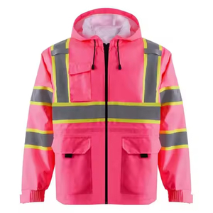 เสื้อแจ็คเก็ตนิรภัยสะท้อนแสงกันน้ำมาตรฐาน ANSI Class 3 สำหรับฤดูหนาว พร้อมไฟ LED และโลโก้สั่งทำพิเศษสำหรับงานอุตสาหกรรม - Product Image 5