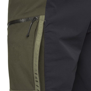 Pantalon de chasse unisexe vert olive imperméable en tissu Oxford 100% polyester antibactérien, respirant, longueur intégrale, pour l'hiver et les activités de plein air - Product Image 2