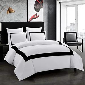 Ensemble de housse de couette à motifs imprimés, taille Queen, polyester matelassé, literie d'hiver, hypoallergénique, respirant, lavable en machine - Product Image 3