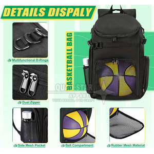 Sacs à dos de basketball légers et abordables fabriqués au Pakistan, en vente, sacs à dos de basketball très demandés - Product Image 3