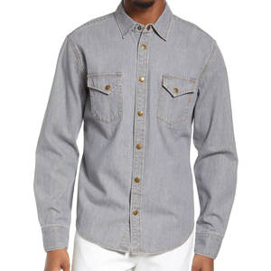 Camisas de Mezclilla para Hombre, Diseño Profesional, Cómodas, Duraderas, en Oferta - Product Image 1