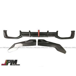 Difusor Trasero de Fibra de Carbono Estilo AE JPMCarbon de 3 Piezas para BMW F97 X3M F98 X4M LCI 2022-2025 - Product Image 2