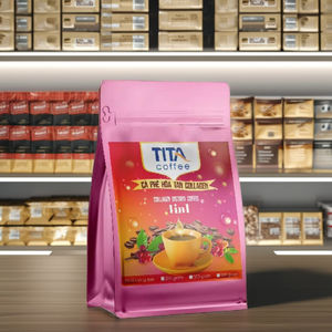 Certifié ISO 4in1 Poudre de café instantané Robusta au collagène crémeux avec sucre et crème Goût sucré Boîte de vente en gros en vrac OEM - Product Image 3