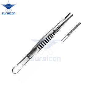 Pinzas de Waugh para Aplicación de Apósitos, 20 cm / 8 Pulgadas, Acero Inoxidable, Instrumento Quirúrgico con Puntas Finas Dentadas para Cirugía General - Product Image 5