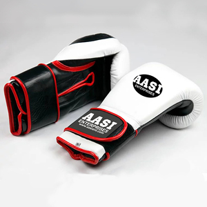 Gants de kickboxing faits à la main pour hommes, en cuir de vachette, personnalisés, pour l'entraînement sportif, toutes saisons - Product Image 5