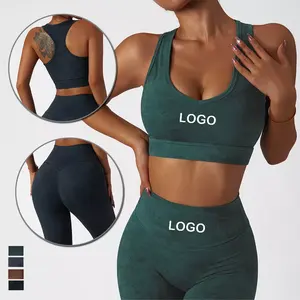 Ensemble de yoga pour femmes à séchage rapide en gros – Taille haute, prix bas - Product Image 1