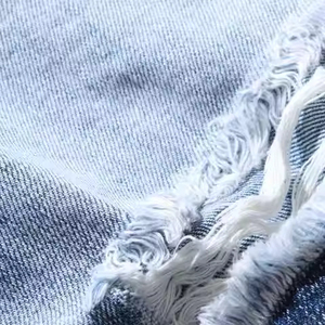 Shorts en jean pour homme personnalisés, style streetwear hip-hop, baggy, effet vieilli, délavé à l'acide, avec strass et diamants, fabrication sur mesure - Product Image 6