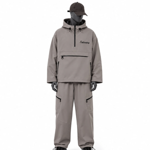 OEM Men's Outdoor Windbreaker <b>Set</b> Stylish Athletic Wear - Product Image 5