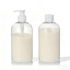 ขวดใสขนาด 500 มล. 16.9 ออนซ์ แบบมีหัวปั๊ม - ขวดพลาสติกทรงบอสตันสำหรับบรรจุภัณฑ์เจลอาบน้ำและครีมอาบน้ำ - Product Image 6