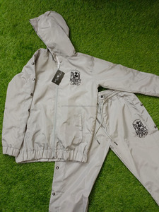 Chándal cortavientos para exteriores con cremallera de tela de alta calidad para hombre, chándal de nailon personalizado al por mayor, 2024 - Product Image 3