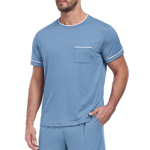 Ensemble deux pièces pour homme, style sportswear, uni, coupe-vent et hiver, respirant, tricoté, grande taille, style urbain - Product Image 3