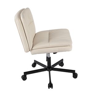 Swivel Home Office <b>Desk</b> Chair <b>Large</b> Size Armless Design for Office Rooms - Product Image 2
