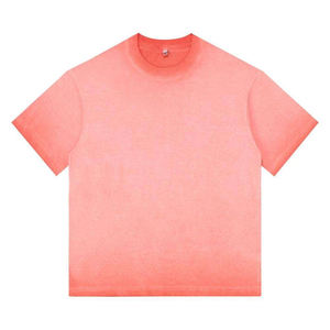 Camisetas Personalizadas OEM con Bordado de Toalla para Hombre, Camiseta Clásica con Cuello Redondo y Bordado para Hombre, Camiseta con Bordado de Chenilla - Product Image 5