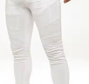 Jeans de Cintura Alta, Corte Recto, Transpirables, con Botones, Dobladillo con Abertura, Lavado Claro, Denim, Casuales para Mujer, Largos, Ecológicos - Product Image 2