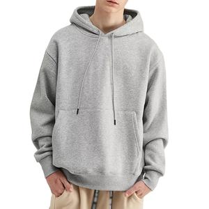 Venta al por mayor de los hombres Fitted Pullover Streetwear Sudadera con capucha multicolor de alta calidad de poliéster de lana de gran tamaño Sudaderas con capucha en blanco Logo liso - Product Image 1