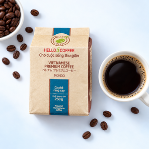กาแฟบดเวียดนาม ซิกเนเจอร์ อโรมา เฮลโล5 มอนโด 100% บริสุทธิ์ อาราบิก้า 80% โรบัสต้า 20% จากโรงงานเวียดนาม - Product Image 1