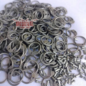 Anillos de Acero Dulce de Alta Calidad Electrochapados para Proyectos DIY de Armadura de Malla, Crea Tu Propia Armadura Medieval Hecha a Mano, Proyectos de Metal para Pascua - Product Image 5