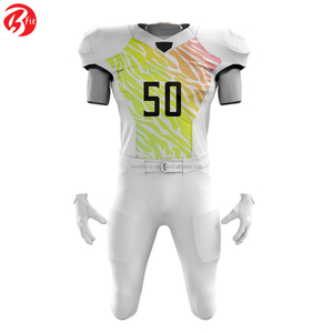 Uniforme de football américain pour hommes de haute qualité, short, taille plus, anti-UV, séchage rapide, respirant, 100% polyester, pour l'entraînement en extérieur - Product Image 5