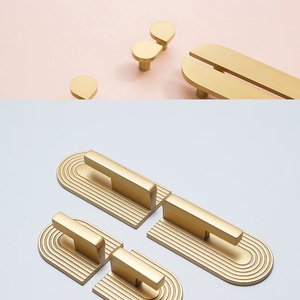 Solid Brass Furniture Cabinet <b>Handles</b> <b>Door</b> Knobs Cupboard Drawer <b>Pulls</b> Home Decor Retro Hardware - Product Image 5