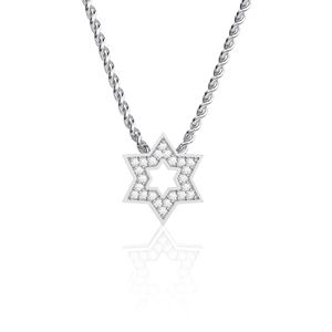Colgantes de Fiesta con Forma de Estrella de Corte Redondo con Moissanita, Chapados en Platino/Plata/Oro, Estilo Encantador para Mujer - Product Image 4