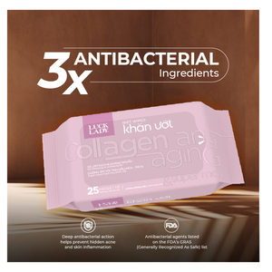 Toallitas Húmedas Luck Lady para Higiene e Cuidado de la Piel, 25 Unidades, Fragancia Natural, Portátiles, No Tejidas, Paquete de Bolsillo, Desechables, Toallitas Íntimas - Product Image 2