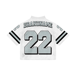 Camiseta Deportiva Personalizada para Mujer, Estilo Oversize, de Malla, con Número Gráfico, Venta al Por Mayor OEM - Product Image 4