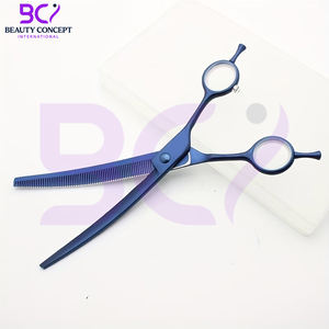 Ciseaux à effiler classiques pour barbier, en acier inoxydable durable, matériau de qualité supérieure, logo personnalisé, ciseaux à effiler pour cheveux - Product Image 2