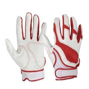 Guantes de béisbol de cuero OEM impermeables de la mejor calidad para hombres y mujeres, guantes para uso en exteriores para equipos, con logo personalizado. - Product Image 1
