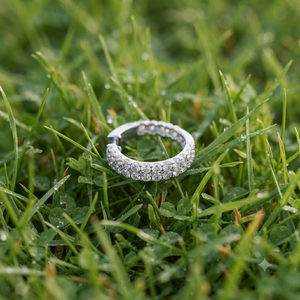 Custom Thick Pave Bezel Set Lab Grown Diamond <b>Hoop</b> <b>Earrings</b> 925 <b>Silver</b> Gold Plated Women's Custom Style for Parties Engagement - Product Image 6