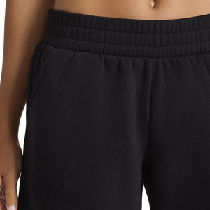 Shorts en molleton de coton de haute qualité pour femmes, taille haute, poches latérales, cordon de serrage, taille élastique, coupe décontractée, vêtements de détente, prix bas - Product Image 5