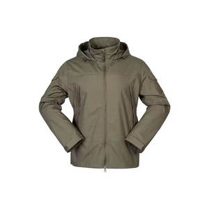 เสื้อกันลมมีฮู้ดสำหรับผู้ชายและผู้หญิงเสื้อกันลมมีฮู้ดสำหรับฤดูหนาวปกเสื้อแจ็คเก็ตเดินป่ากันน้ำสำหรับผู้ชายสไตล์วินเทจด้านหน้าแบบกำหนดเอง - Product Image 4