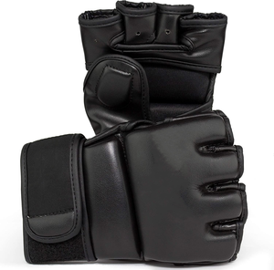 ถุงมือ MMA แบบเปิดนิ้วสำหรับขายส่ง ถุงมือฝึกซ้อมคิกบ็อกซิ่งและศิลปะการต่อสู้ - Product Image 2
