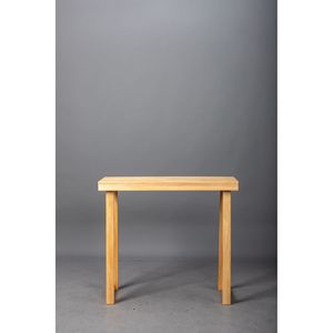 Consolle in Legno di Pino Massiccio da 91 cm per Ingresso, Tavolo Stretto per Divano, Arredamento per Corridoio e Soggiorno - Product Image 3