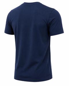 T-shirt décontracté pour homme, coupe classique, col rond, manches courtes, couleur unie, poche poitrine, tissu jersey polyester/coton, séchage rapide - Product Image 3