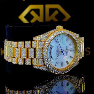 Montre de luxe automatique à quartz en acier inoxydable et cuir, résistante à l'eau, design moderne, unisexe, de qualité supérieure, vendue dans le monde entier - Product Image 1