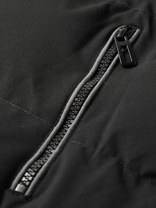 Low Price Polyester Nylon Fabric Made Men's Padded <b>Quilted</b> Outerwear Jackets Machine Stitched Zipper Up Hooded Puffer Jacket - Product Image 4