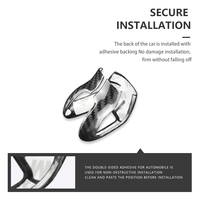 Cache-levier de vitesses Blackstone en fibre de carbone pour S60 2024 HS-195 – Accessoire d'amélioration intérieure à coller directement