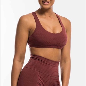 Women's High Support Anti-Bacterial <b>Strapless</b> Sports Bra for Yoga Running with Custom Logo Front Design Simple Style - Product Image 4