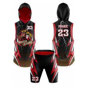 Polyester Spandex Sublimated Printed Reversible Deal Package Youth Set 7v7 Flag Jersey Sublimated Football Uniforms - Product Image 4