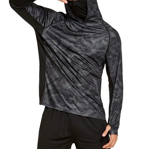 Camisa de Pesca con Capucha de Manga Larga para Hombre, Camuflaje, UPF 50, Secado Rápido, Poliéster, Ropa para Exteriores - Product Image 5