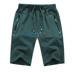 Quick Dry Breathable Solid Cargo Shorts Knitted High Street Style Men's Shorts Heavy Duty Polyester/Cotton - Product Image 6