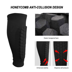 Manchon de compression antidérapant pour mollets avec coussinets alvéolés, style unique et qualité supérieure, vente en gros - Product Image 3