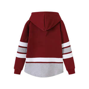 Sweat à capuche de hockey Texas Southern Maroon, sweat à capuche de hockey personnalisé, bordeaux, lettres grecques brodées, coton molletonné unisexe - Product Image 2
