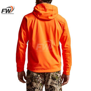 Chaqueta Ligera Personalizada para Hombre, Impermeable, Transpirable, Naranja, Ropa de Caza, Chaqueta de Pesca, Chaqueta de Camuflaje para Exteriores - Product Image 5