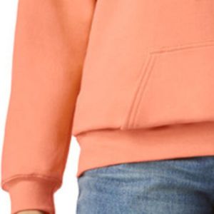 Sudadera con Capucha para Mujer Coral, Manga Larga, Forro Polar, Bolsillo Canguro, Casual, Logotipo Personalizado, Venta al por Mayor, Fabricante de Sudaderas con Capucha - Product Image 3